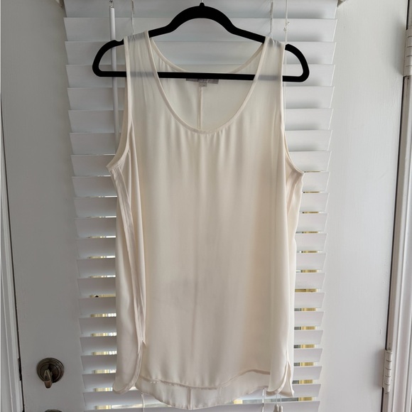 LOFT Tops - LOFT Cream Sleeveless Tank Top